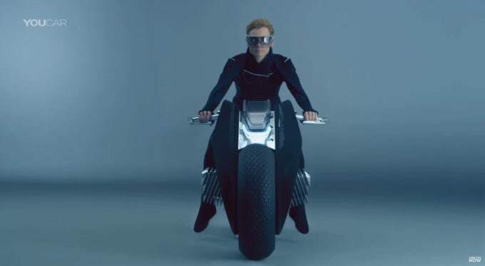 BMW : concept de moto sans&nbsp;casque